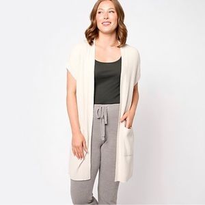Barefoot Dreams “CozyChic Ultra Lite Short Sleeve Cardigan”